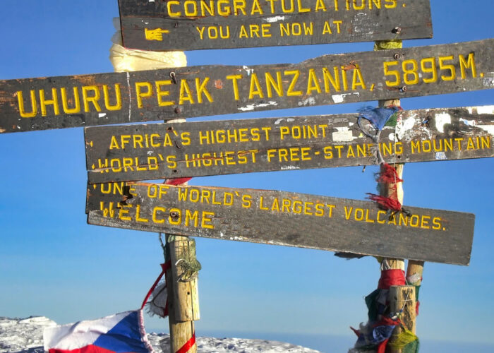 Kilimanjaro Uhuru Peak Point