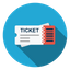 airplane ticket small icon