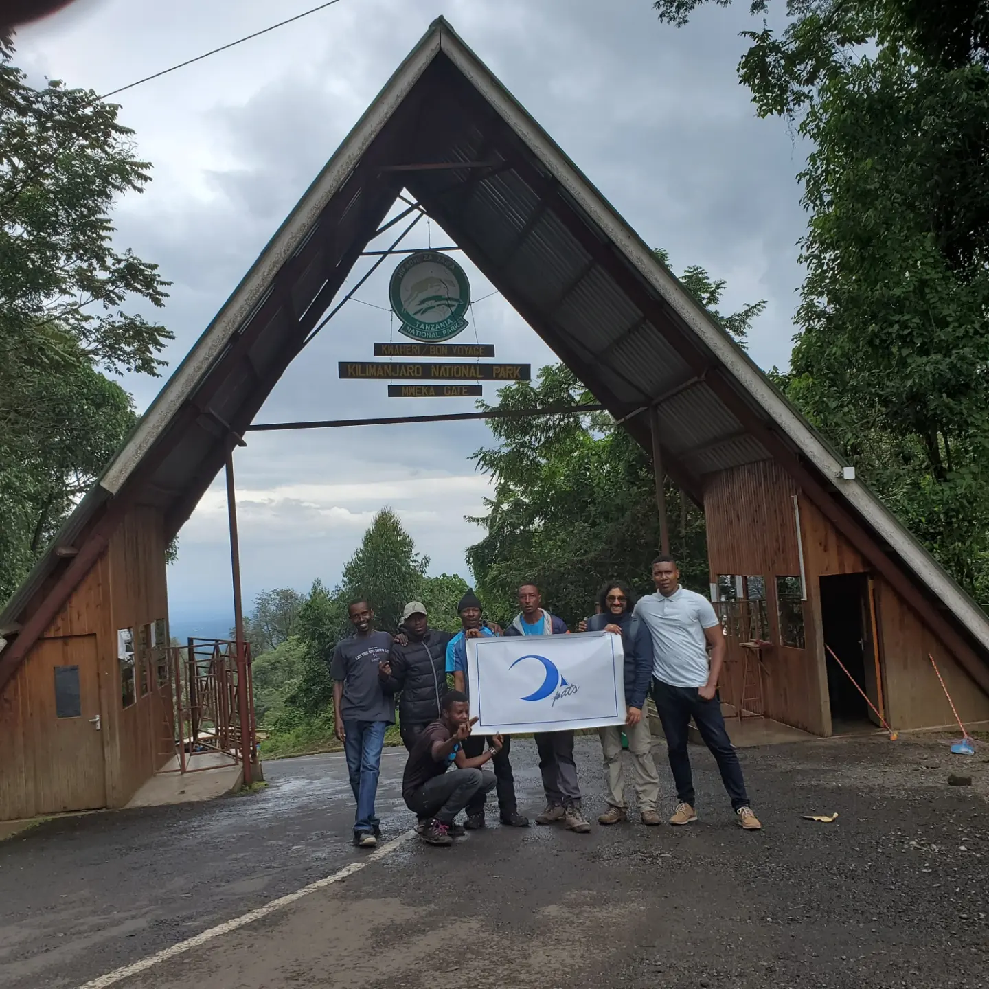 Kshitiz Gautam At Mweka Gate Kilimanjaro