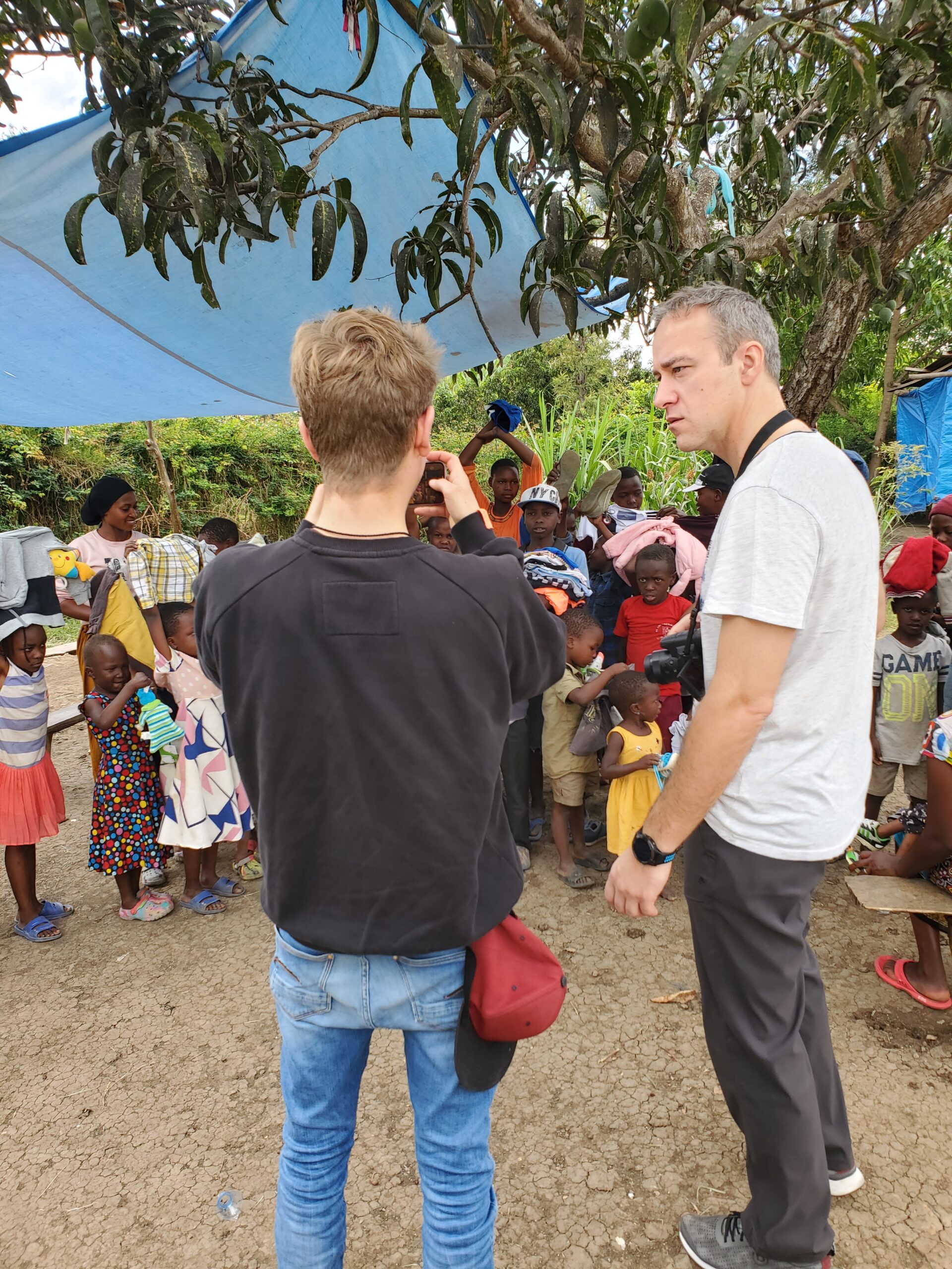Evgeniy At An Orphanage In Arusha