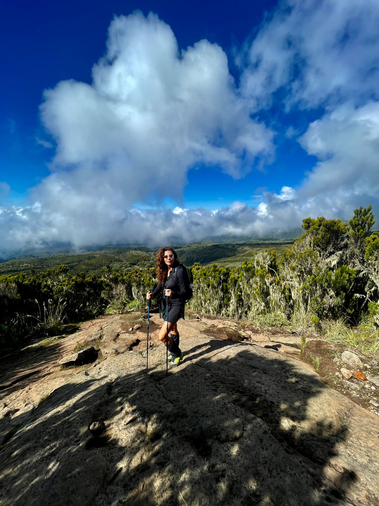 Georgiana At Barranco Valley On Kilimanjaro