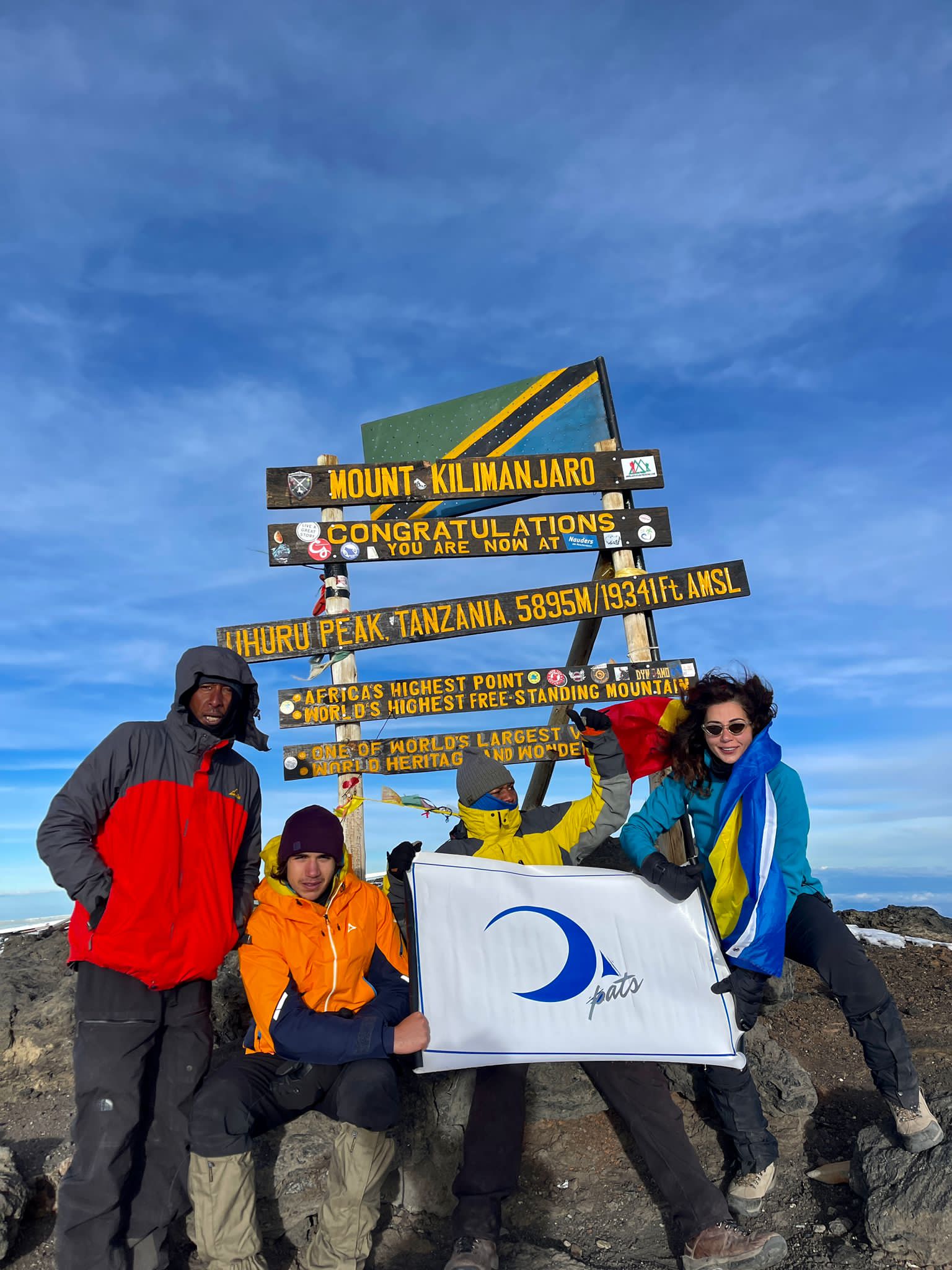 Georgiana At Mount Kilimanjaro’s Summit