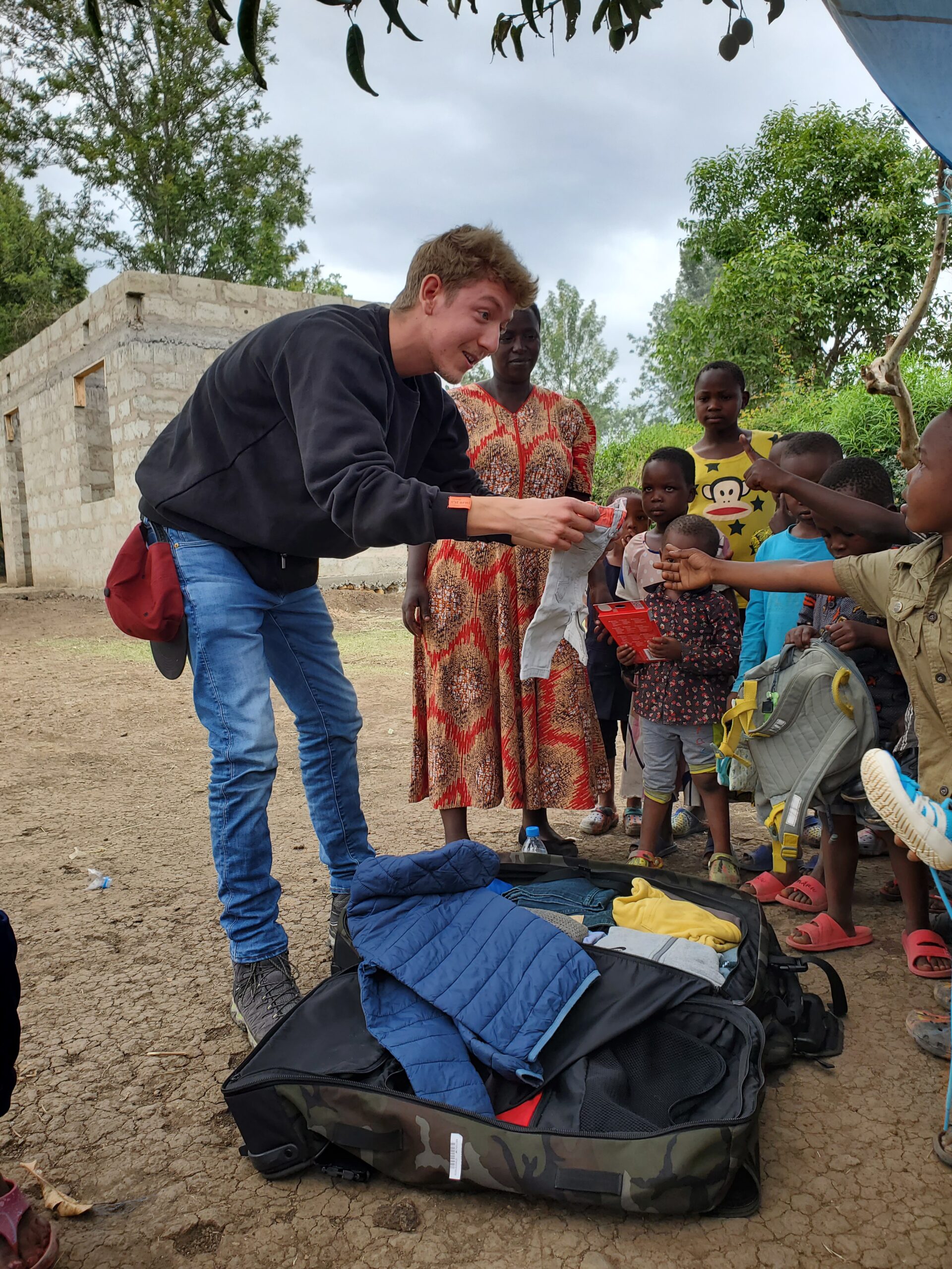 Julian At An Orphanage In Arusha