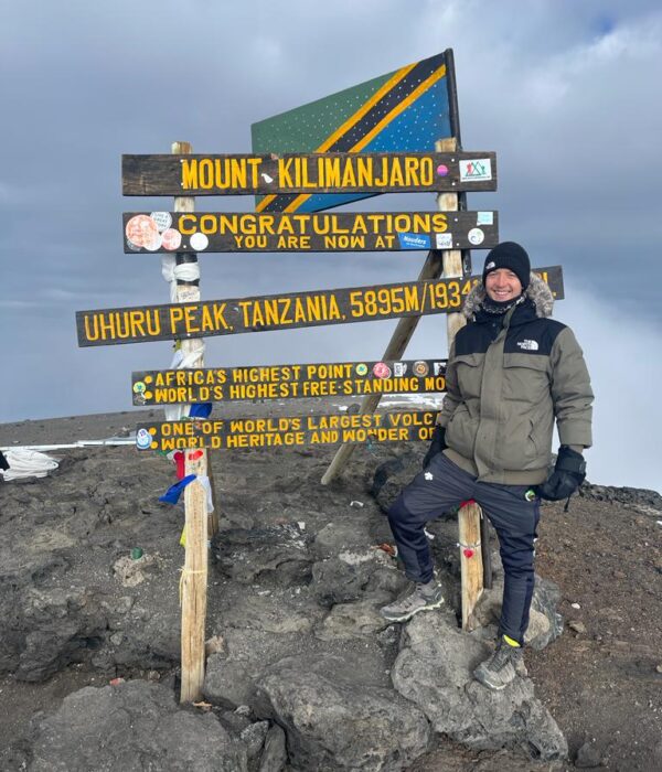 Julian At Kilimanjaro’s Summit