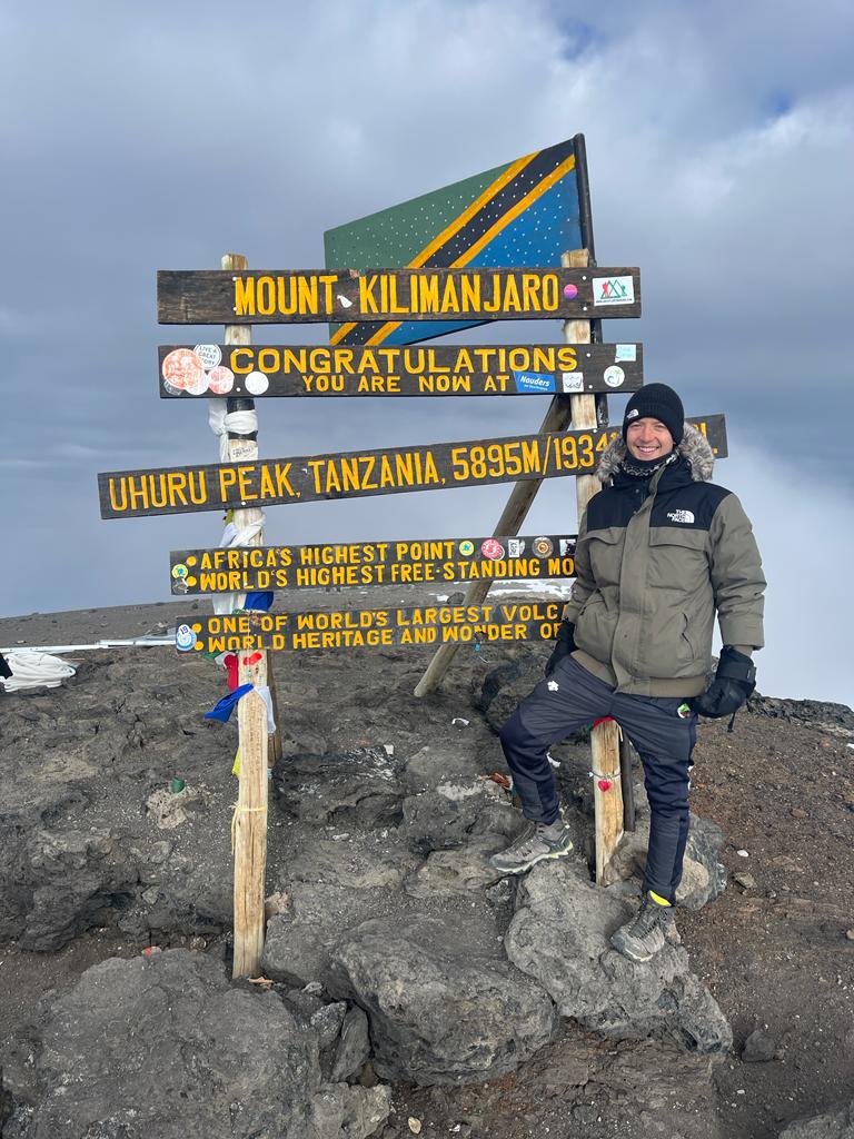 Julian At Kilimanjaro’s Summit