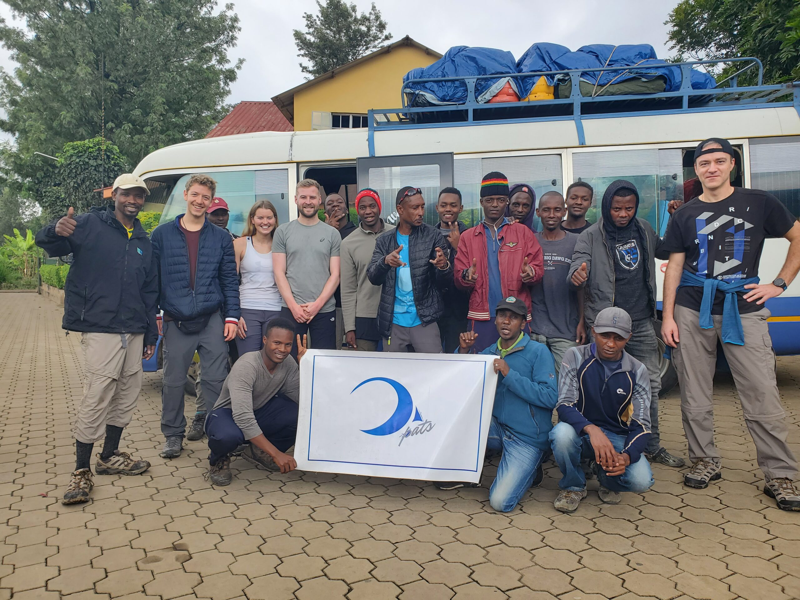 Julian Getting On A Bus To Kilimanjaro