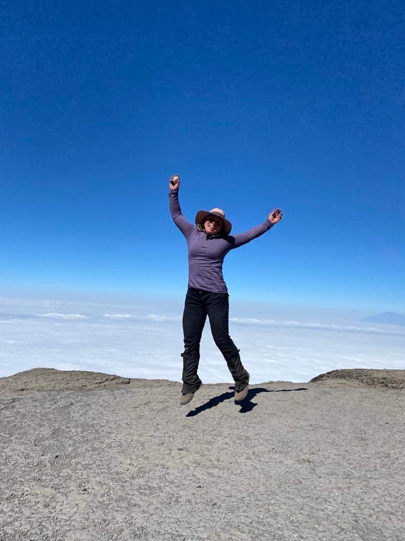 Kimberly Rosenfeld Ontop Of The Barranco Wall