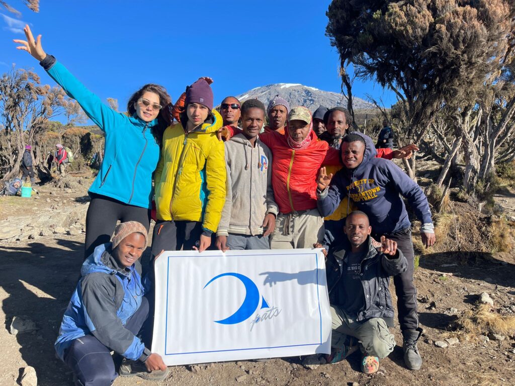 Radu With His Kilimanjaro Crew