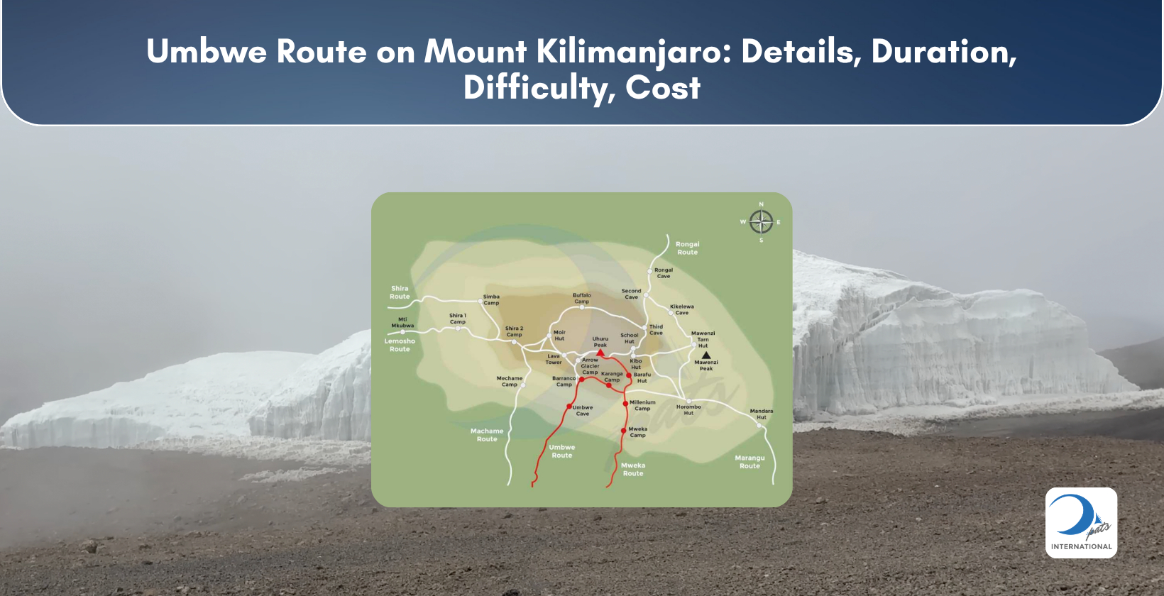 Northern Glacier Mount Kilimanjaro