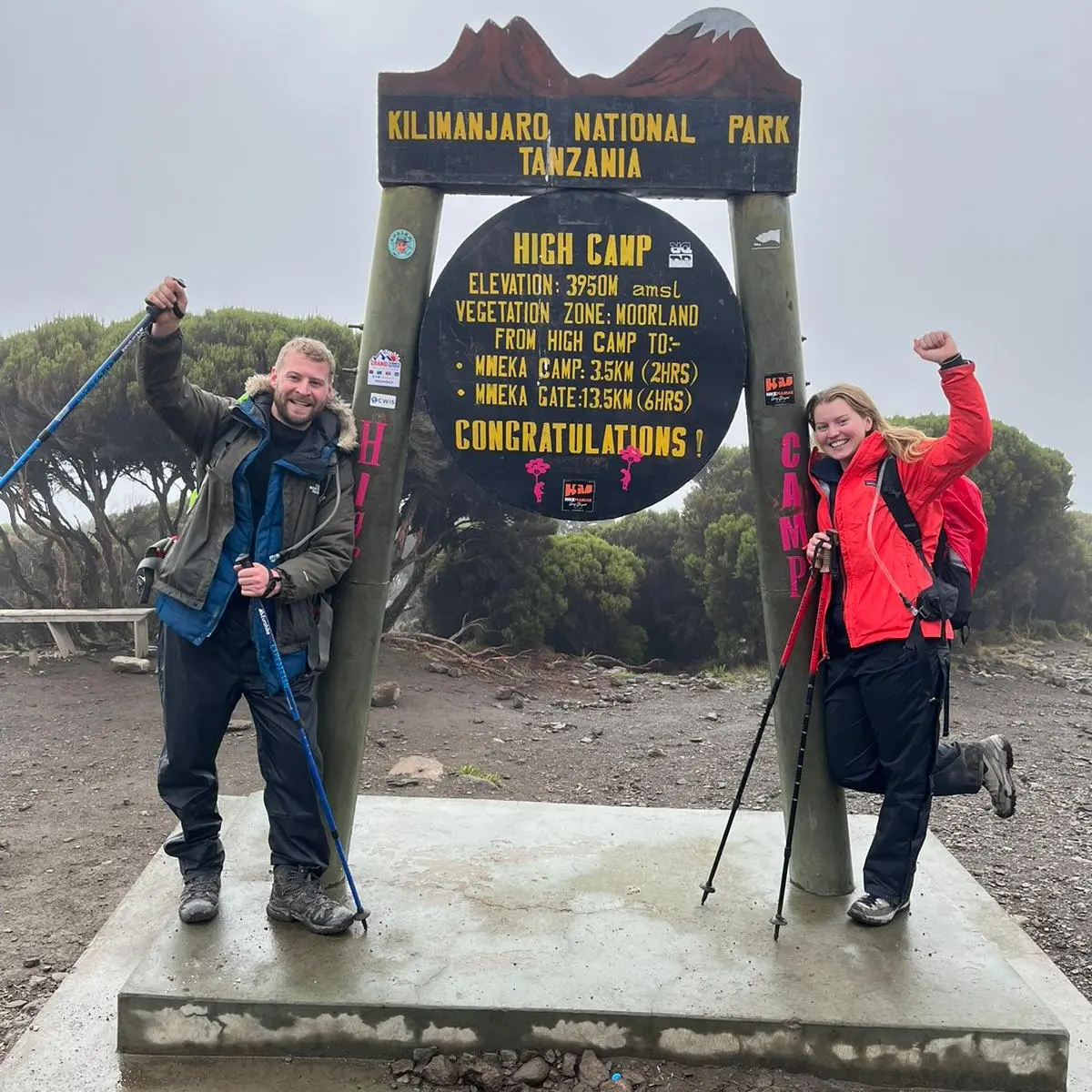 Emily And Ben On Mount Kilimanjaro
