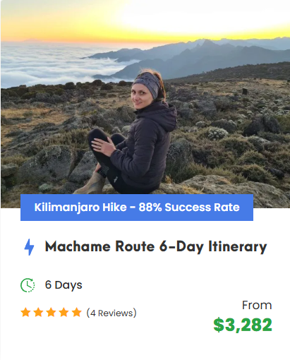 Hiker at Barranco Valley