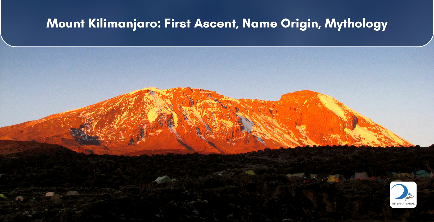 Kibo Peak from Barafu Camp
