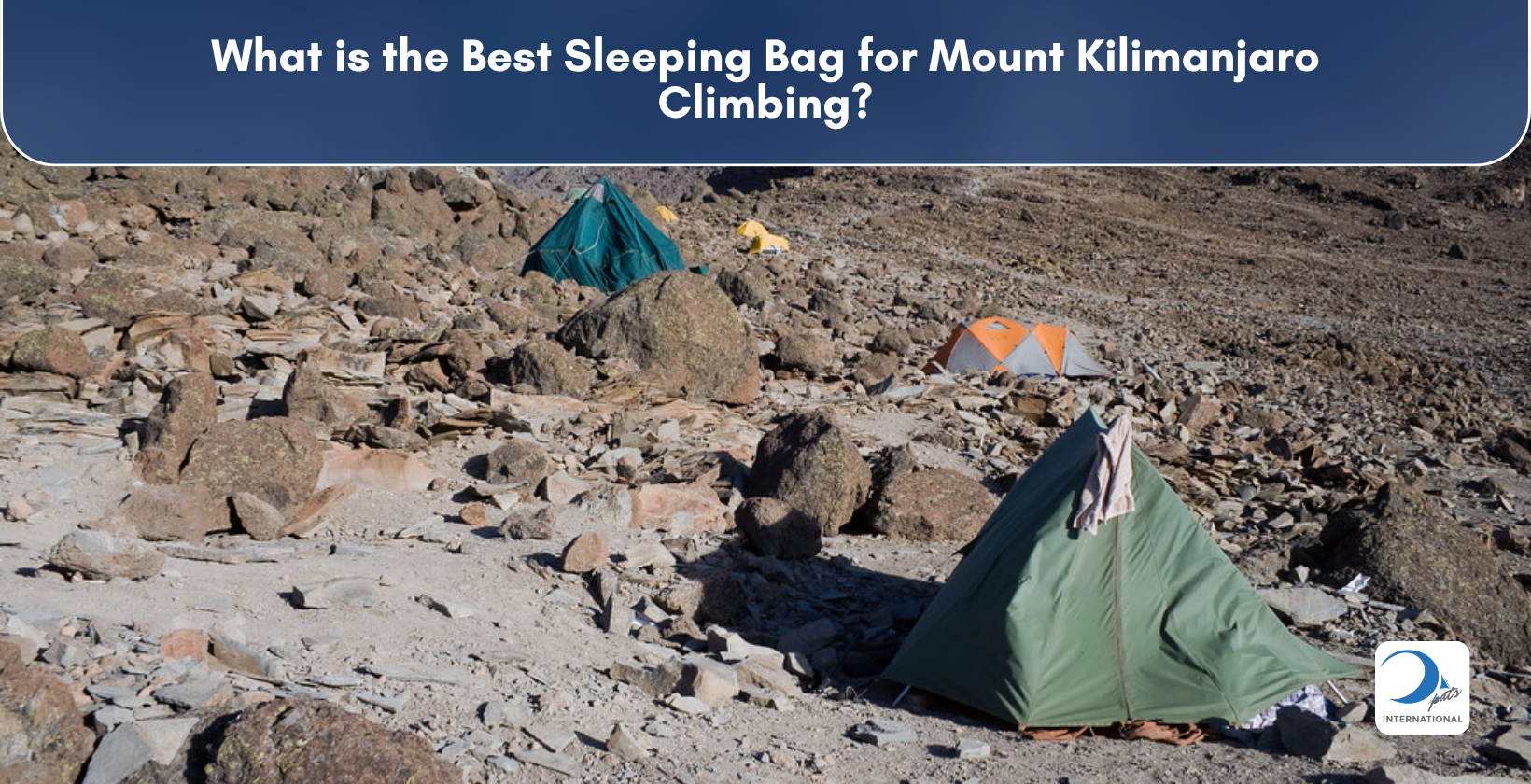 Tents on Mount Kilimanjaro