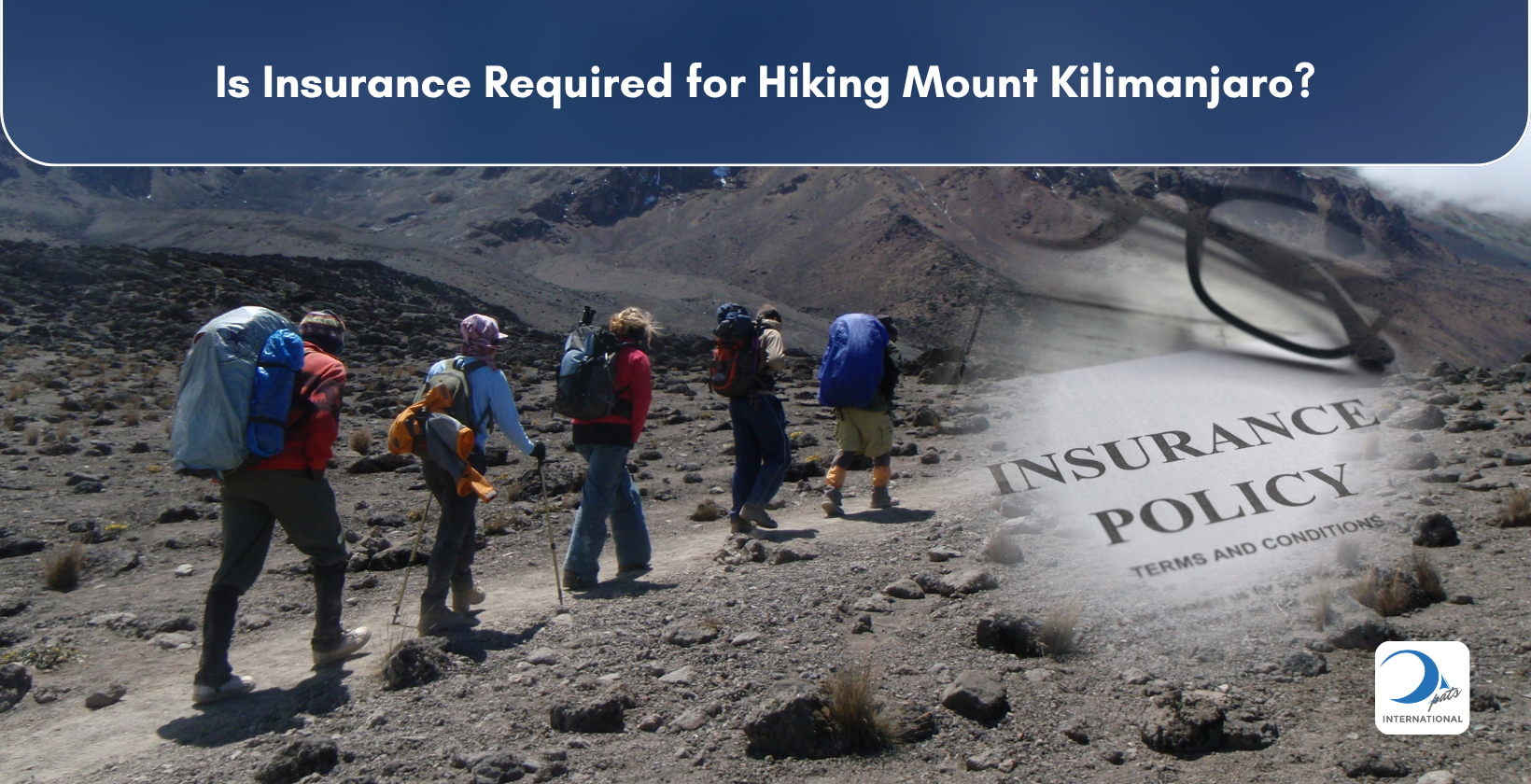 Five Hikers on Mount Kilimanjaro