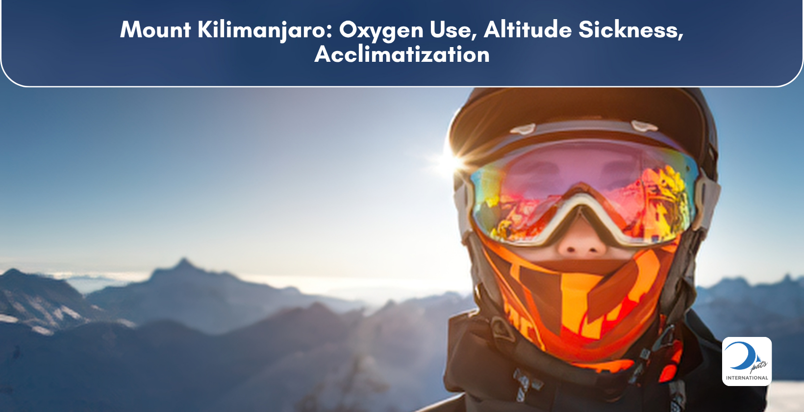 Kilimanjaro Hiker with Ski Mask