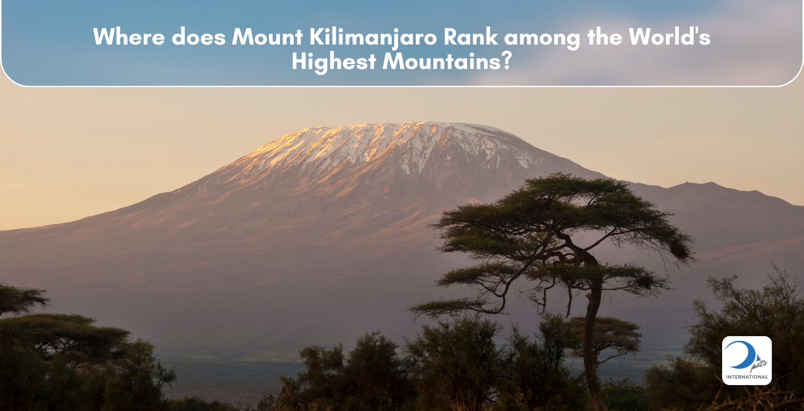 Kilimanjaro from Amboseli National Park